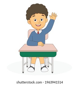 Cartoon Back to school teacher background