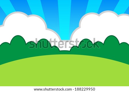 cartoon backdrop vector eps 10 stock vector royalty free 188229950