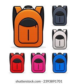 cartoon backpack or school bag