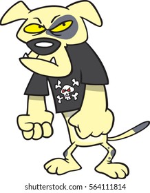 cartoon of a bad dog