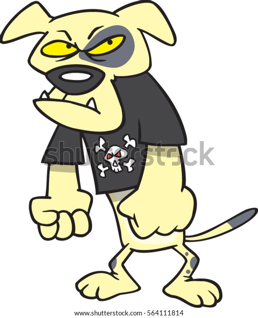 Cartoon Bad Dog Stock Vector Royalty Free 564111814 Shutterstock