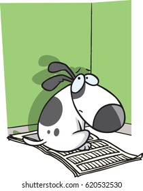 cartoon bad puppy