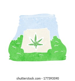 Cartoon Bag Weed Stock Vector (Royalty Free) 177393590 | Shutterstock