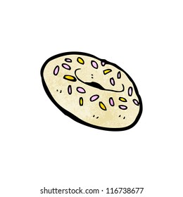 bagel de dibujos animados