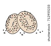 cartoon bagels