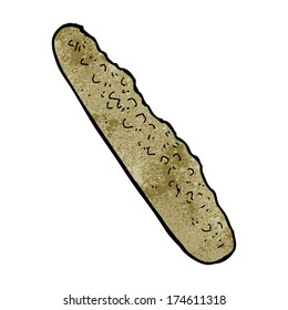 baguette de dibujos animados