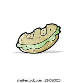 baguette de dibujos animados