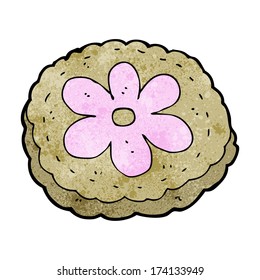 cartoon baked biscuit