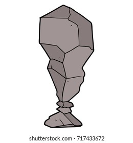 Cartoon-Balancegestein