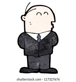 cartoon bald man