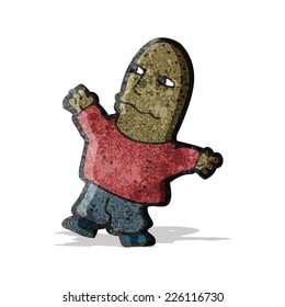 cartoon bald man
