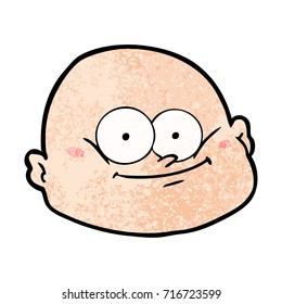 caricatura de calvo