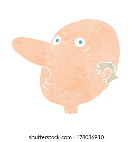 cartoon balding man