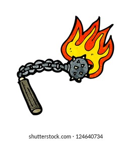 bola de dibujos animados y cadena
