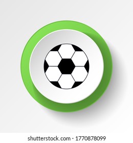 cartoon ball toy colored button icon. Signs and symbols can be used for web, logo, mobile app, UI, UX