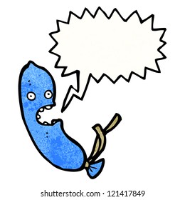 cartoon balloon character shouting