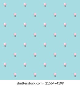 cartoon balloon hand drawing doodle style vector illustration Seamless pattern on background design wallpaper.