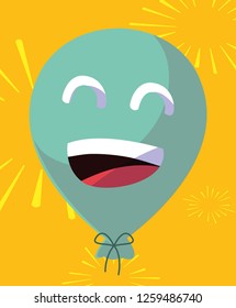 cartoon balloon icon
