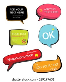 cartoon balloon text