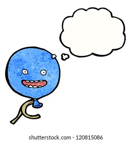 cartoon balloon with thought bubble