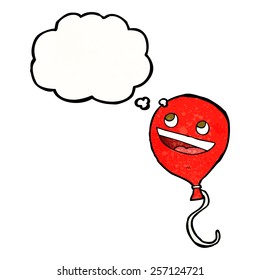 Cartoon-Ballon mit Denkblase