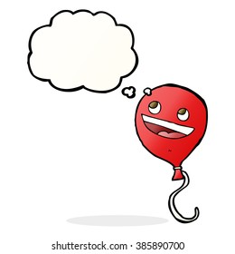Cartoon-Ballon mit Denkblase