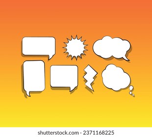 Cartoon Ballons Pack Comic Book