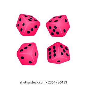 Cartoon balls on a white background. Vector illustration