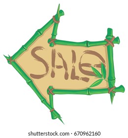 
Cartoon bamboo pointer.
sale