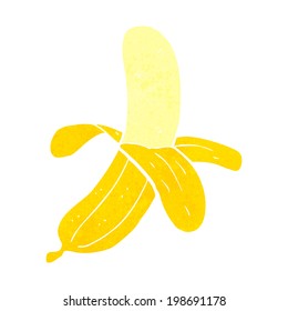 banana de dibujos animados