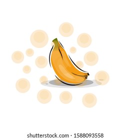 cartoon banana fruits design vector collection