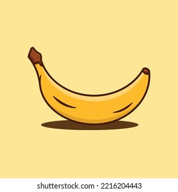 Cartoon banana illustration vector design