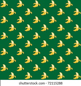 cartoon banana seamless patter