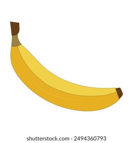 Cartoon bananas. Peel banana,  banana Flat Design Fruit Icon vector illustration. For printing on fabric, tableware, packaging paper, postcard, Wallpaper. Cute children's background