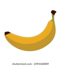 Cartoon-Bananen. Schale Banane, Banane Flat Design Frucht Icon Vektorillustration. Zum Bedrucken von Stoff, Geschirr, Verpackungspapier, Postkarte, Bildschirmhintergrund. Netter Kinderhintergrund