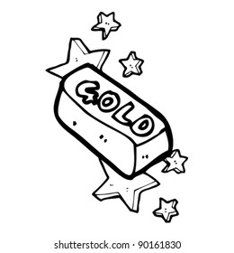 cartoon bar of gold