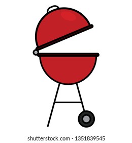 Cartoon barbecue object