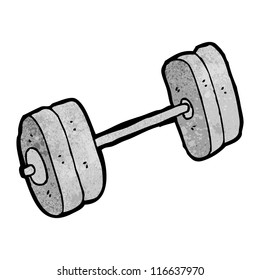 caricatura de barbell