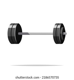 Cartoon Barbell Vector Isolated Illustration Stock Vector (Royalty Free ...