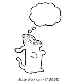 cartoon barking dog