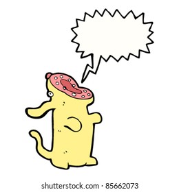 cartoon barking dog