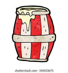 cartoon barrel