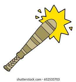 cartoon baseball bat hitting
