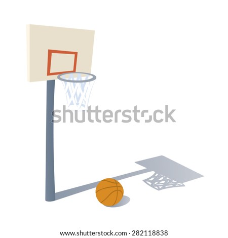 Similar – Image, Stock Photo basketball hoop with shadow cast