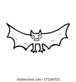 Cartoon-Fledermaus