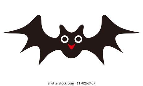 Cartoon Bat - Halloween Design Element