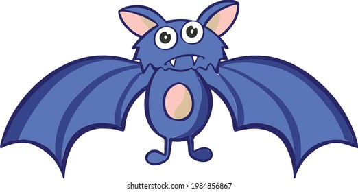 Cartoon bat Halloween quality illustration animal children