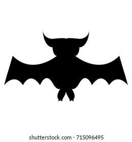 cartoon bat on white background