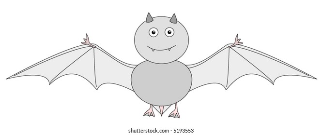 Cartoon Bat Vector