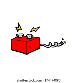batería de dibujos animados